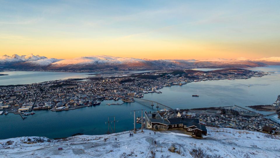 Panoramic view of Tromsø from Fjellheisen