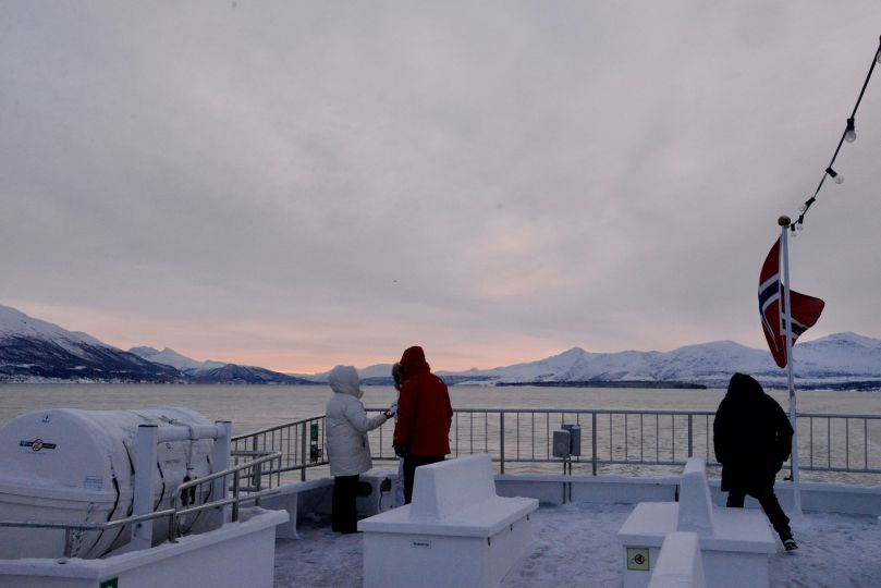 Photo of people on Rødne fjord cruise boat by Doug Mellgren